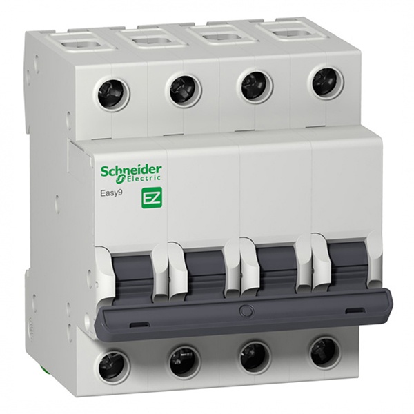 Автоматический выключатель Schneider Electric EASY 9 4П 32А B 4,5кА 400В (автомат электрический)