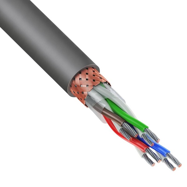 Кабель монтажный МКЭШВнг(А)-LS 4х2х0,75 экранированный