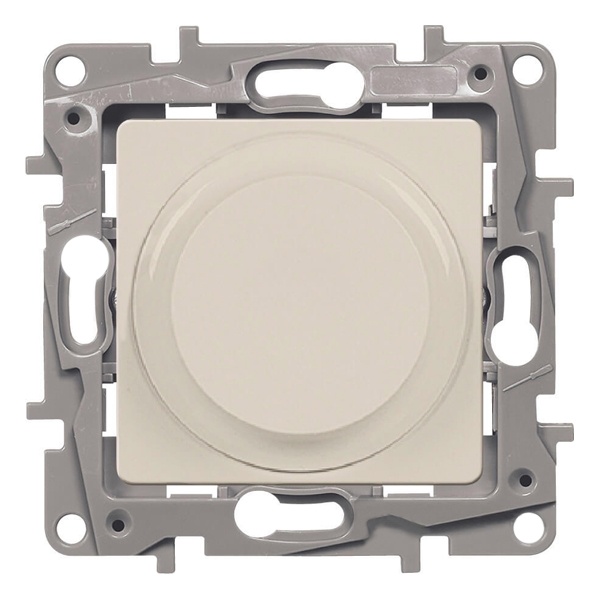 Светорегулятор поворотный Legrand Etika 300W без нейтрали, слоновая кость (бежевый)