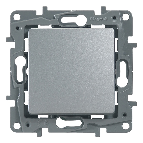 Переключатель Legrand Etika алюминий