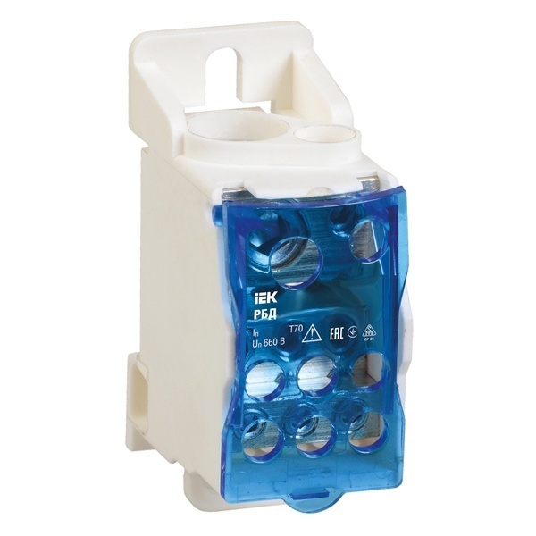 Распределительный блок ИЭК РБД-160А 8 контактов 160А