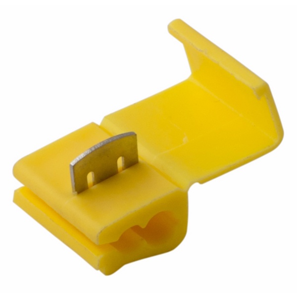 Соединитель + ответвитель Rexant (4,0-6,0) с врезным контактом желтый [уп. 100шт]