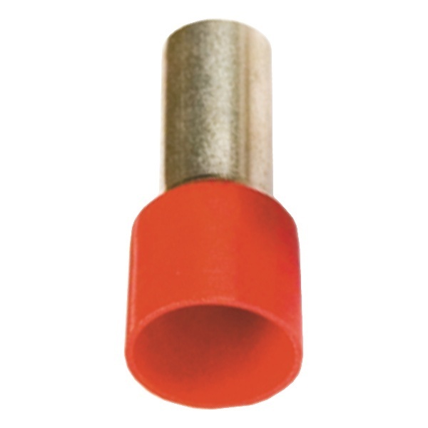 Наконечник-гильза DKC НШВИ с изоляцией 1,0 мм2 длина контактной части 8 мм красный