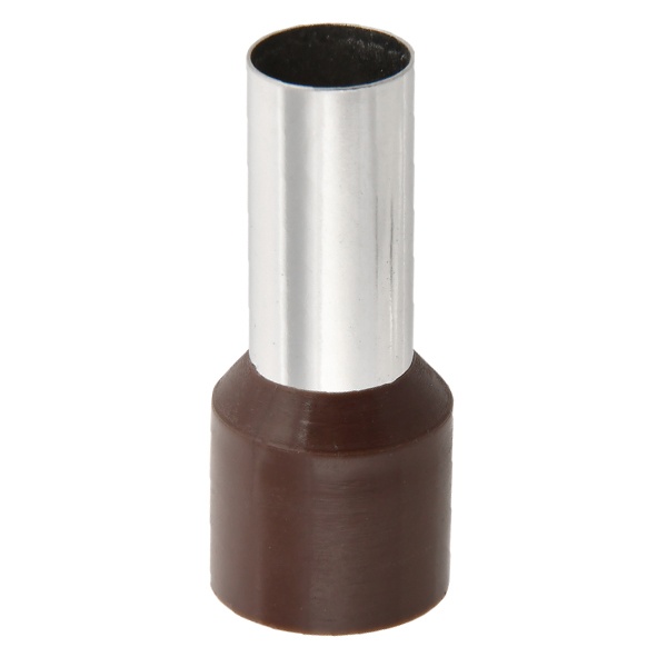 Наконечник кабельный ИЭК НШВИ 25-16 с изолированным фланцем коричнево-зеленый Е25-16 [уп.100шт]