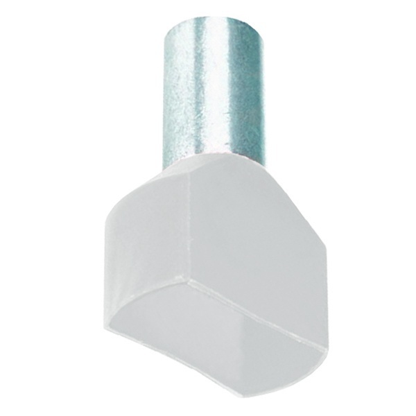 Наконечник-гильза двойная изолированная DKC НШВИ2 0,50-8 мм2 белый [уп.100шт]