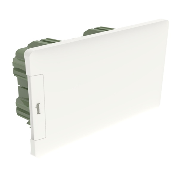 Щит пластиковый встраиваемый Legrand Practibox3 на 18 модулей белая дверь клеммники N+PE