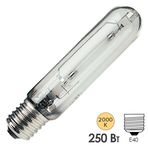 Лампа натриевая высокого давления GE LU 250W HO/T E40 clear