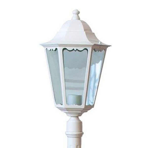 Светильник садово-парковый Классика Feron 6210 E27 195х195х1200мм белый (столб 1200мм)