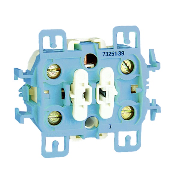 Проходной одноклавишный выключатель Simon 73 Loft с 3-х мест (перекрёстный) 10А 250В,