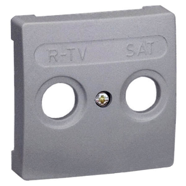Накладка на розетки R-TV-SAT Simon 73 Loft, алюминий