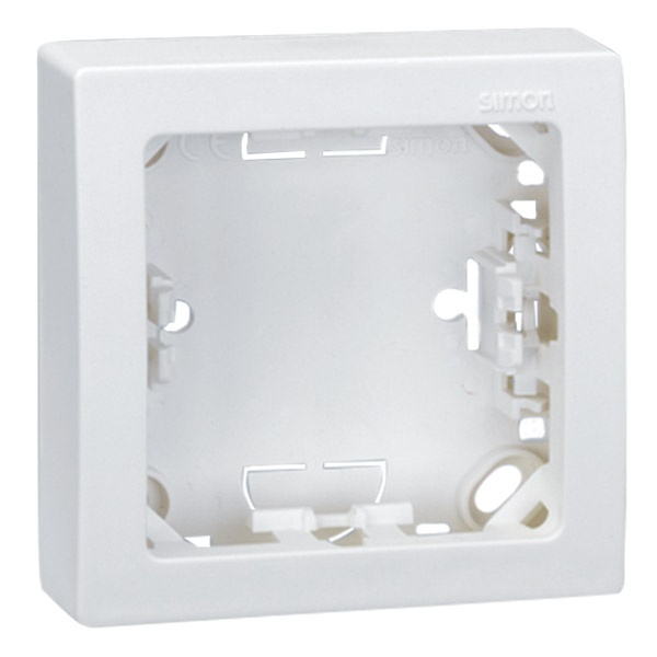 Рамка Simon 73 Loft 1 пост 75х75 мм, белый