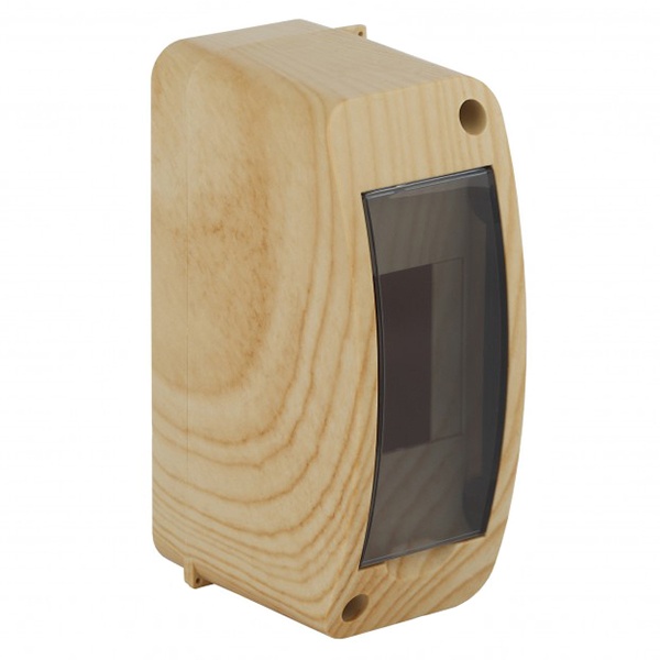 Щит распределительный навесной Ruvinil Tyco на 2 модуля под дерево Сосна, 140х55х85мм