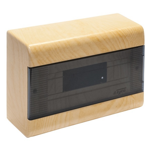 Щит распределительный навесной Ruvinil Tyco на 12 модулей под дерево Сосна, 280х190х93мм