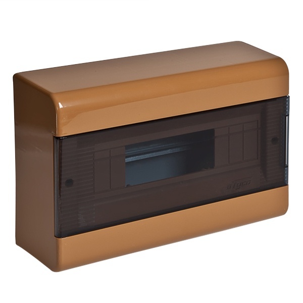 Щит распределительный навесной Ruvinil Tyco на 12 модулей коричневый 280х190х93мм