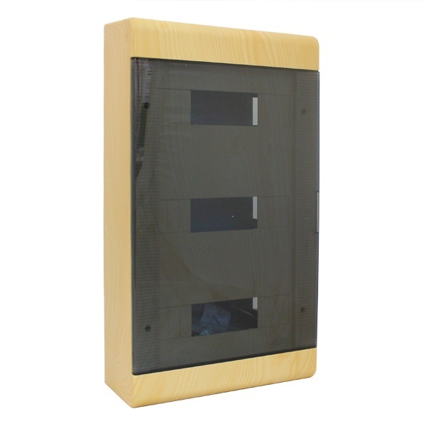 Щит распределительный навесной Ruvinil Tyco на 36 модулей под дерево Сосна, 520х303х117,5мм