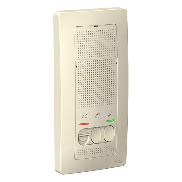 Переговорное устройство (домофон) настенный монтаж SE Blanca 25В молочное