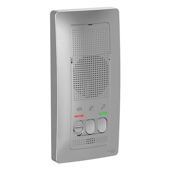 Переговорное устройство (домофон) настенный монтаж SE Blanca 25В алюминий