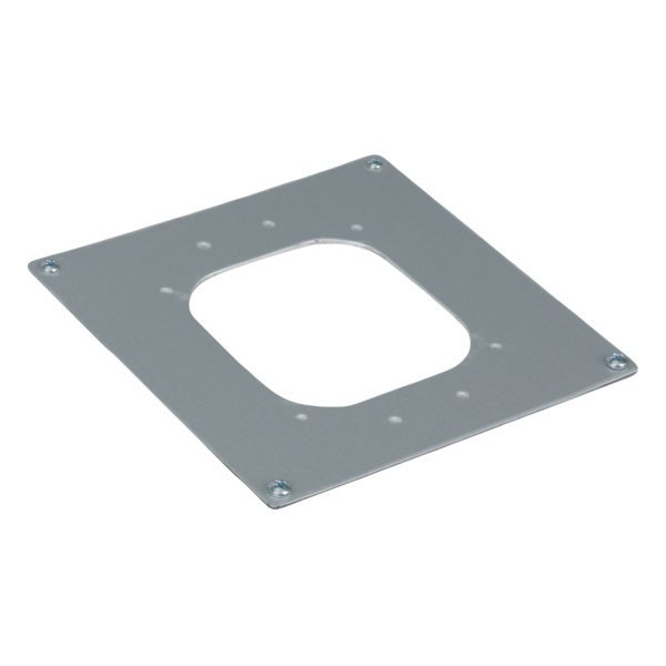 Накладка-адаптер Simon Connect для установки мини-колонн K45 на цоколи КТА8 алюминиевая