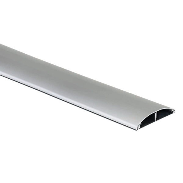 Кабель-канал Simon Connect с крышкой 85х18 алюминиевый напольный 2 секции (кабельный короб)