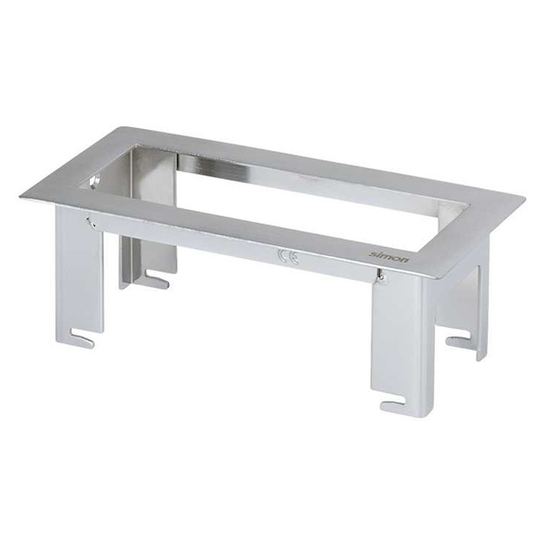 Рамка Simon для мотажа KFC104- в столешницу сталь хромированная полированная