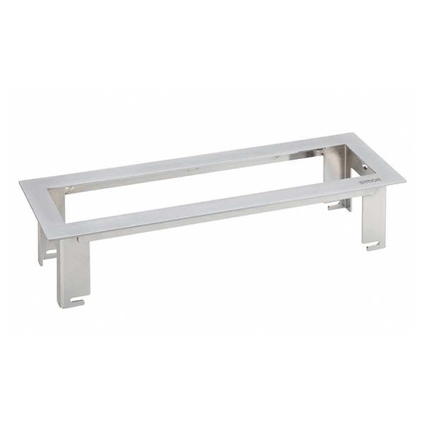 Рамка Simon для мотажа KFC106- в столешницу сталь хромированная полированная