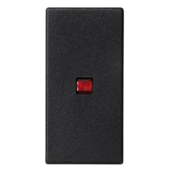 Клавиша Simon K302 узкая 22,5х45мм для выключателя с подсветкой, графит