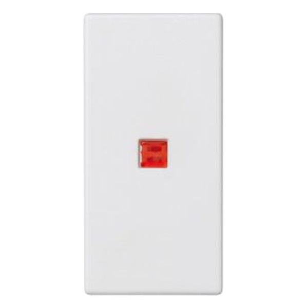 Клавиша Simon K302 узкая 22,5х45мм для выключателя с подсветкой, белый