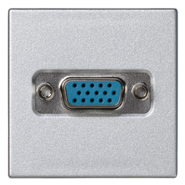 Плата Simon K45 с разъёмом VGA (мама) 15 контактов, винты, 45х45мм, алюминий