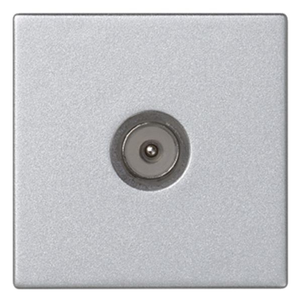 Плата Simon K45 с TV разъёмом, (папа), винты, 45х45мм, алюминий