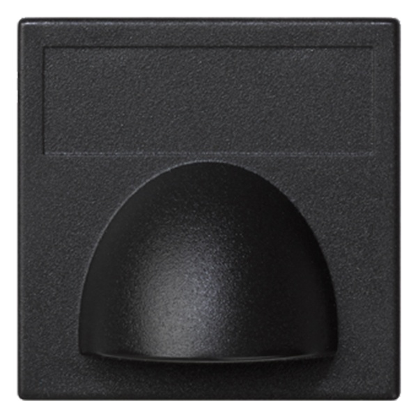 Плата для вывода кабеля 45х45мм Simon K45, графит