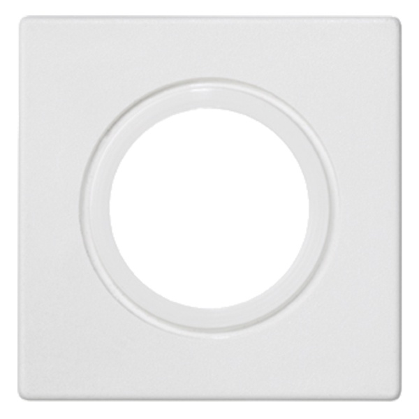 Плата Simon K45 45х45мм для ввода гофратрубы 16мм,, белый