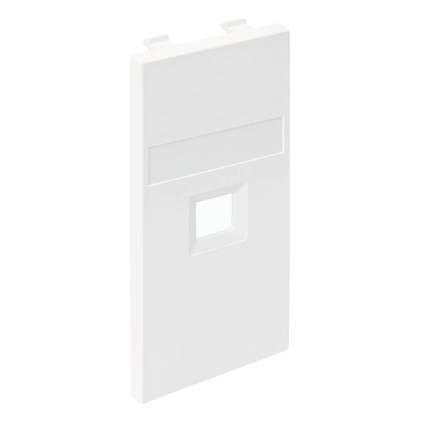 Адаптер Simon Connect на 1 RJ45 CJ545U(F), CJ645U(F), S-модуль 52x108мм, белый