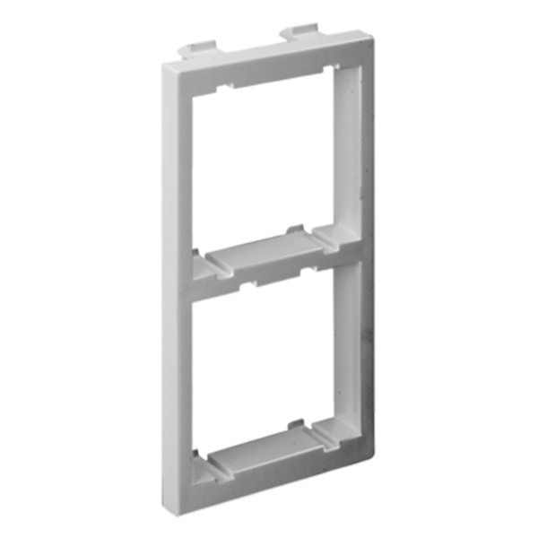 Адаптер Simon Connect для перехода с S-модуля 52x108мм на 2 модуля K45 45х45мм вертикально, алюминий