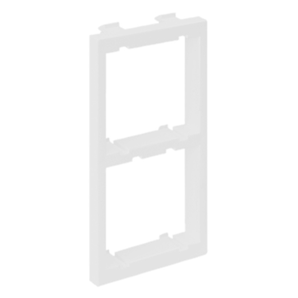 Адаптер Simon Connect для перехода с S-модуля 52x108мм на 2 модуля K45 45х45мм вертикально, белый