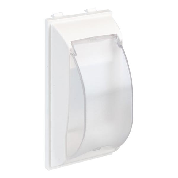 Плата с крышкой Simon Connect для автомата формата DIN, CIMA-модуль 32х52x108 мм, белый