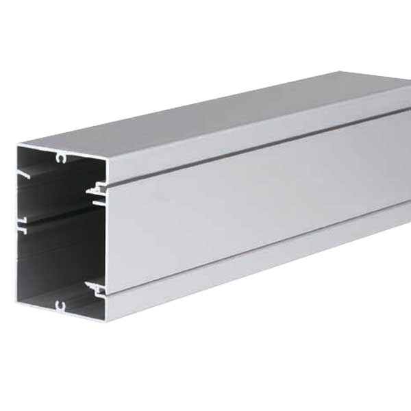 Алюминиевый кабель-канал Simon Супермакс K45 70х50мм одна секция, нержавеющая сталь (кабельный короб)