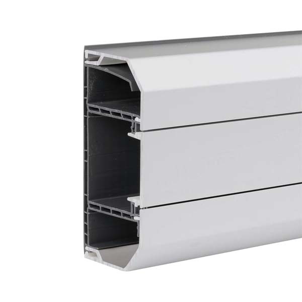 Кабель-канал Simon K45 130х55 мм, одна секция, алюминий (кабельный короб)