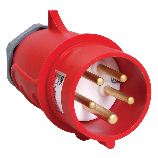 Вилка переносная ИЭК MAGNUM ССИ-025 32А-6ч/200/346-240/415В 3Р+РЕ+N IP44