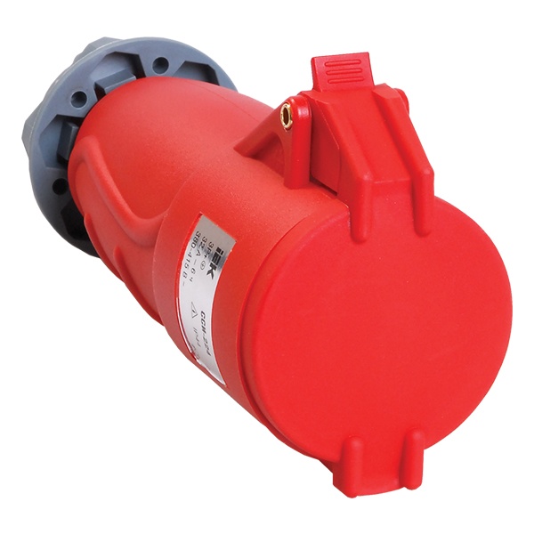 Розетка переносная ИЭК MAGNUM ССИ-224 32А-6ч/380-415В 3Р+РЕ IP44
