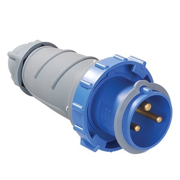 Вилка переносная ИЭК MAGNUM ССИ-033 63А-6ч/200-250В 2Р+РЕ IP67