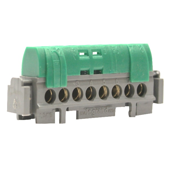 Клеммник Legrand 8х1.5-16 мм2 зеленый