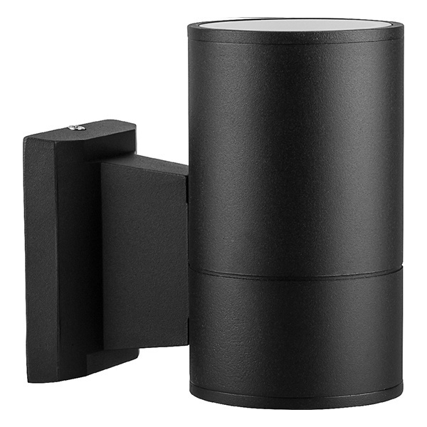 Светильник садово-парковый Техно Feron DH0701 на стену вверх E27 черный