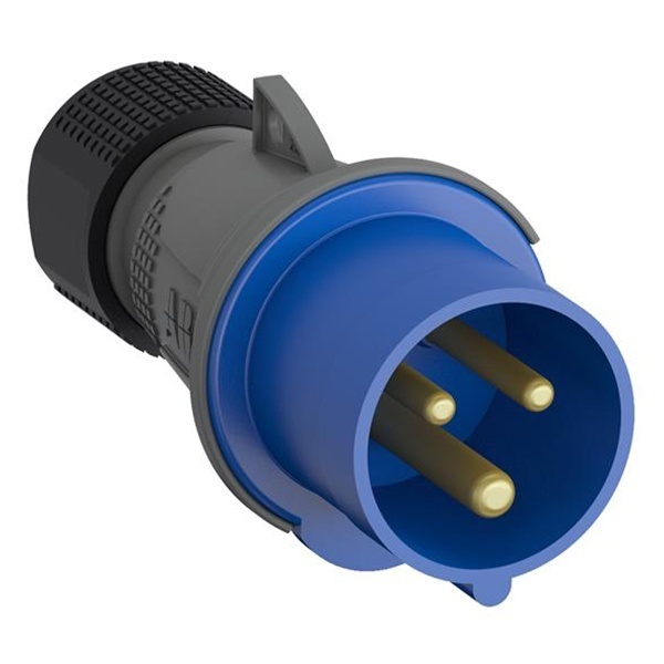 Вилка кабельная ABB Easy&Safe 232EP6 32А 2P+E IP44 6ч