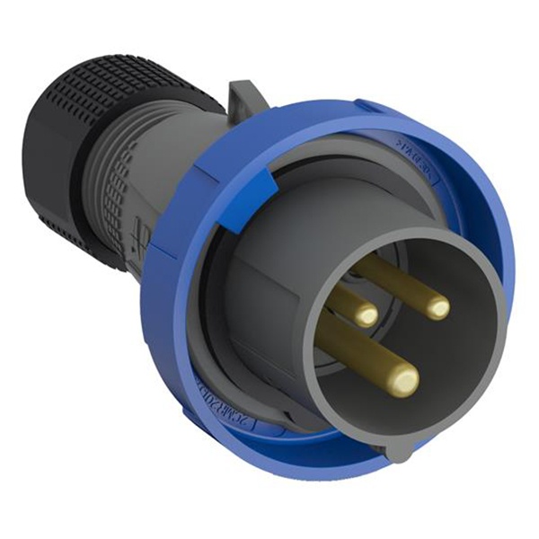 Вилка кабельная ABB Easy&Safe 232EP6W 32А 2P+E IP67 6ч