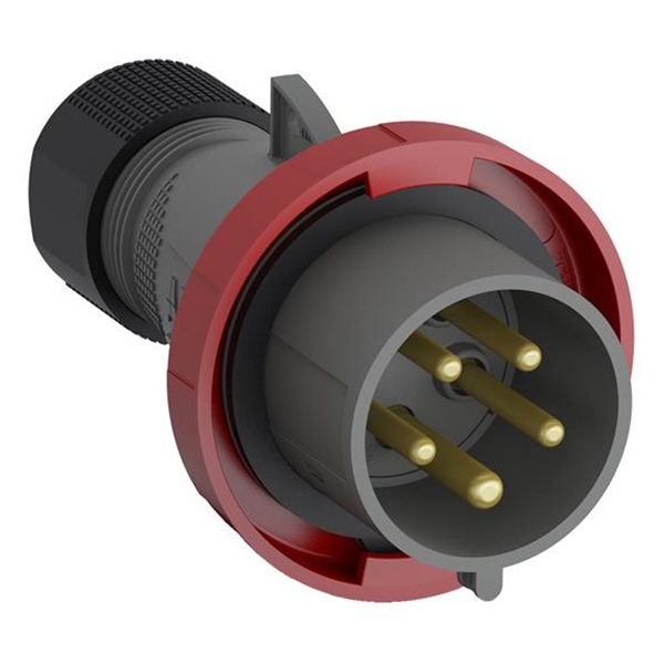 Вилка кабельная ABB Easy&Safe 432EP6W 32А 3P+N+E IP67 6ч