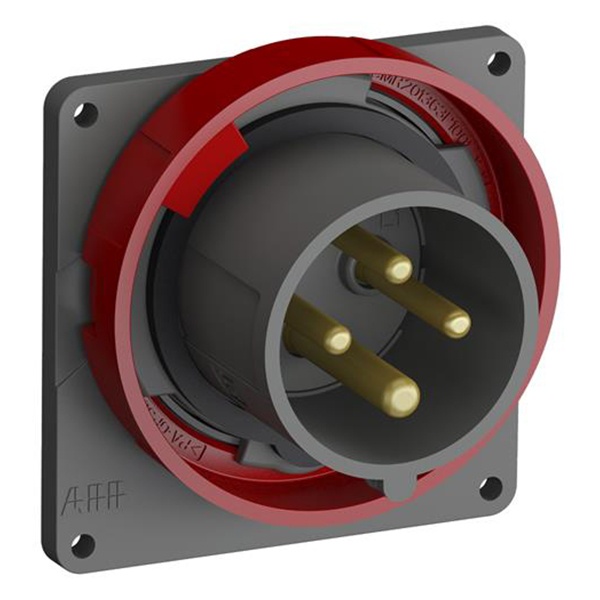 Вилка с прямым фланцем ABB Easy&Safe 316EBU6W 16A 3P+E IP67 6ч