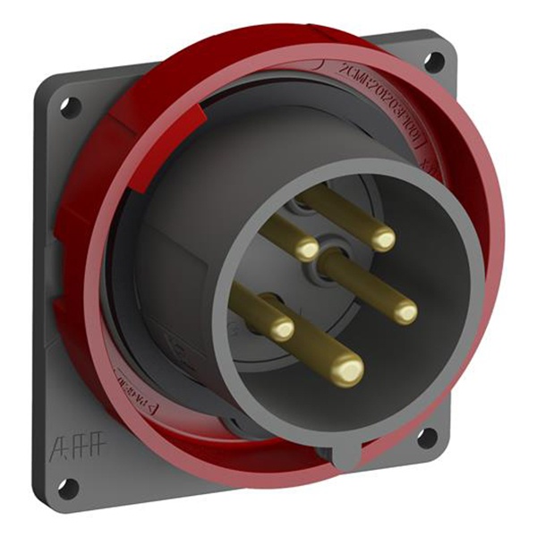 Вилка с прямым фланцем ABB Easy&Safe 416EBU6W 16A 3P+N+E IP67 6ч