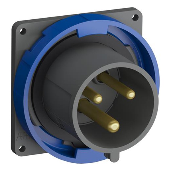 Вилка с прямым фланцем ABB Easy&Safe 232EBU6W 32A 2P+E IP67 6ч