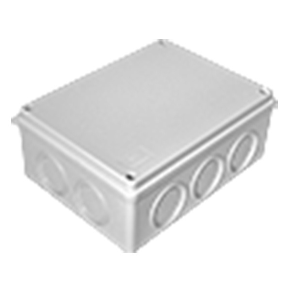 Коробка распаячная Промрукав 200х150х75 для открытой проводки с гладкими стенками [уп. 16шт] IP55
