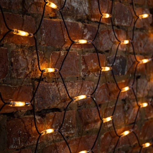 Гирлянда Сеть Neon-Night 2х3м, 432LED тепло-белый IP65 свечение с динамикой, черный каучук, 230В